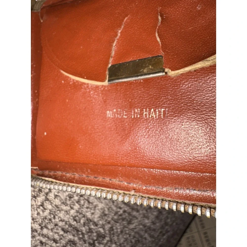Vintage Kids Bi-Fold Wallet Cowboy Horse Gun Zippered Cowboy Western Theme Haiti